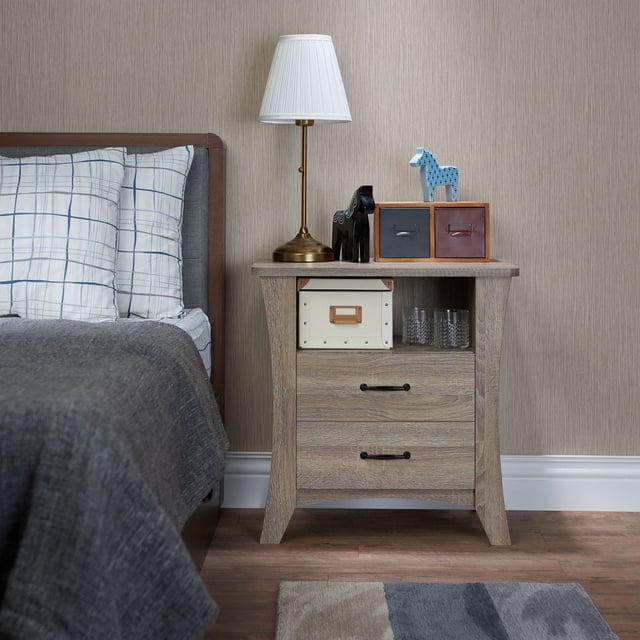 Table de chevet Colt ACME fini bois naturel rustique