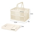 thumbnail image 3 of SuoKom Bacs de Rangement Pliables avec Loquets, Boîte Organisatrice de Rangement avec Poignée et,Conteneurs de Rangement en Plastique Empilables et Pliables, Rangement Visible, pour Garde-Robe, Buanderie, Cuisi, 3 of 6