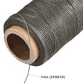 thumbnail image 4 of Unique Bargains 186 Yards 210D/1mm Leather Sewing Thread Polyester Waxed Cord, Grey, 4 of 5