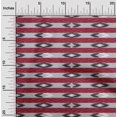 thumbnail image 1 of oneOone Tissu Popeline de Coton à Rayures Imprimé Ikat Tissu BTY 56 Pouces de Large, 1 of 1