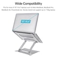 thumbnail image 4 of yeacher Support d'Ordinateur Portable en Aluminium Ajustable avec Rotation à 180°, Coussinets en Silicone Antidérapants, Ventilation Améliorée, Compatible avec Appareils de 15,6 Pouces, Options Argent/noir, 4 of 6