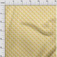 thumbnail image 3 of oneOone Viscose Chiffon Yellow Fabric Houndstooth Craft Projects Decor Fabric Printed By The Yard 42 Inch Wide, 3 of 4