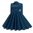 thumbnail image 4 of FcBaudy Robes de Soirée, Robes d'Été pour Femmes, Robes pour Femmes Européennes et Col Rond Dentelle Sans Manches Robe Cocktail d'Halloween Robe de Soirée Robe Femme, 4 of 7