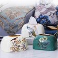 thumbnail image 3 of ziyahi Elegant Tissue Box Cover Organizer for Office Desk and Table Countertop Peacock, 3 of 9