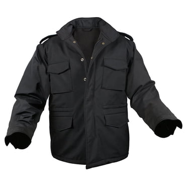 Rothco Soft Shell Tactical M-65 Field Jacket - Black, X-Small