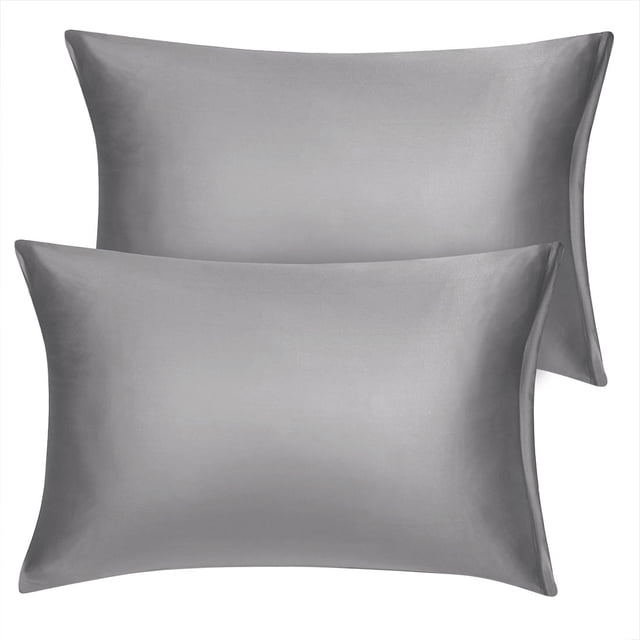 Unique Bargains Satin Pillowcase Zippered Silky Sateen