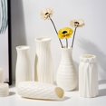 thumbnail image 4 of Flower Vase High Durability Geometric Design Smooth Edge Non-slip Base Shatterproof Eco-friendly Flower Container Table Vase Decoration Home Supplies, 4 of 9