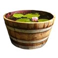 thumbnail image 4 of MGP Water Tight Half Wine Barrel Planter, 26" X 18" X 26", 4 of 5