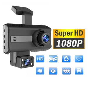 Tunhigl Dash Cam 1080P FHD DVR Car Driving Recorder 3.0Inch IPS Screen Dashboard Camera 170° Wide Angle,G-Sensor,Parking Monitor,Loop Recording