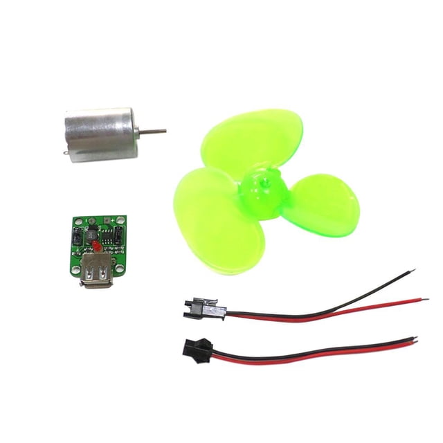 jifeng 1 Set Mini Wind Generator Wind Motor Portable Emergency Phone Charger I