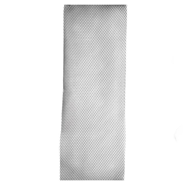 Car Front Grille Trim, Car Front Center Grid Grille Rhombic Mesh Stable Structure Aluminum Universal Fit For Cars