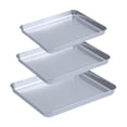 thumbnail image 4 of Luzkey Plaque de Cuisson en Acier Inoxydable Construction Robuste Surface Brossée Polyvalente Plateau de Four Rectangulaire pour Cuisson Restaurant, 4 of 8