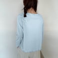 thumbnail image 4 of Womens Lightweight Summer Cardigan Rash Guard Long Sleeve Cover Up Open Front Wrap Cover Up Loungwear Sun Shawl, 4 of 7