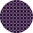 thumbnail image 1 of Ahgly Company Tapis d'Intérieur Ronds Transitionnels Lavables à la Machine, Orchidée Pourpre, 5 Pieds Rond, 1 of 7