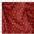 thumbnail image 4 of Soimoi Poly Georgette Fabric Leaves & Azalia Floral Printed Fabric 1 Yard 52 Inch Wide, 4 of 5