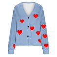 thumbnail image 4 of LOVZFMLL Cardigan pour Femmes Cardigan Décontracté à Boutons Veste Manteau de Mode Imprimée, 4 of 4