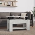 thumbnail image 1 of vidaXL Coffee Table Concrete Grey 101x49x52 cm Engineered Wood, 1 of 5