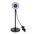 thumbnail image 2 of Webcam with Light, 5MP Built in Mic Webcam with Fill Light AF Touch Control  for Streaming, 2 of 7