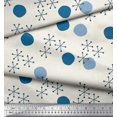 thumbnail image 2 of Soimoi polyester Crepe Fabric Geometric & Polka Dots Fabric Prints By Yard 42 Inch Wide, 2 of 3