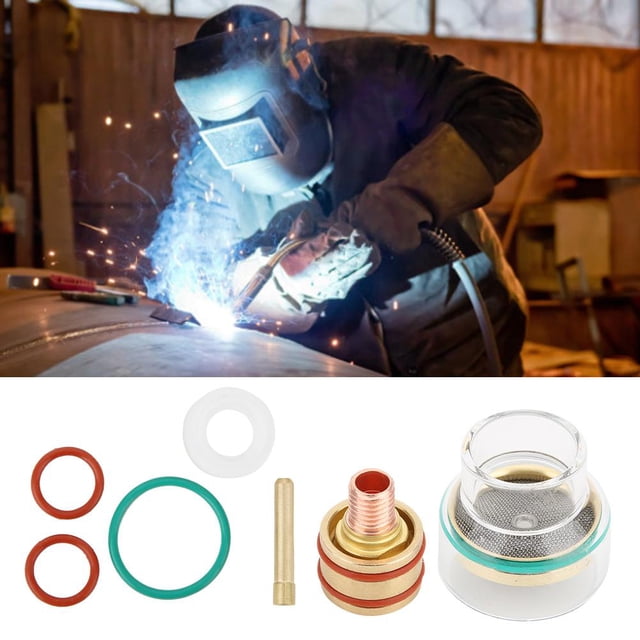 Wchiuoe TIG Welding Kit, Wide Vision TIG Collet, TIG Cutting Torch For TIG Welding Welding Torch Accessories