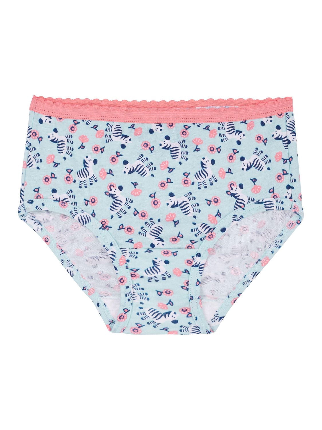Fruit of the Loom bambin fille 6PK Brie de coton assorti, Taille 2T/3T