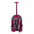 thumbnail image 3 of Rockland R02-PINKZEBRA 19 in. ROLLING BACKPACK - PINKZEBRA, 3 of 4