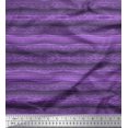 thumbnail image 3 of Soimoi Poly Georgette Fabric Horizontal Stripe Print Fabric by Yard 42 Inch Wide, 3 of 5