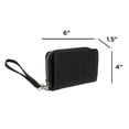 thumbnail image 3 of Time And Tru Medium Zip Around Wallet, 3 of 9