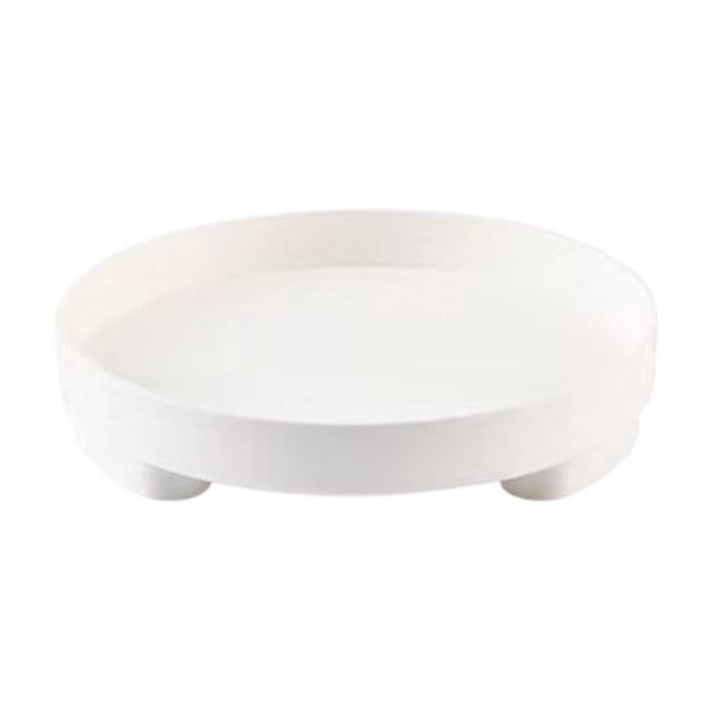 WRKEKC Clearance Scandinavian-Inspired Plastic Tea Tray for Living Room, Multi-Purpose Rectangle Serving Tray for Cups, Snacks, and Fruits, Lightweight and Space-Saving Design