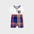 thumbnail image 2 of PatPat Family Matching Sets Preppy Style Plaid Panel Tee or Ruched Design Drawstring Side Bodycon Strap Dress, 2 of 5