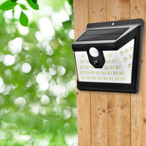 Dvkptbk Éclairage solaire extérieur LED Éclairage solaire extérieur IP65, Lumière solaire sans fil pour le jardin de porch Patio Voies d'accès Lumières solaires extérieures Décor extérieur sur la clairance