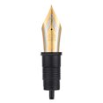 thumbnail image 1 of Plume de Stylo-Plume Remplacée en Acier Inoxydable Doré Pointe Taille EF/F/M Fournitures de Stylo d'Écriture de Bureau, 1 of 5