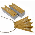 thumbnail image 3 of Inkdotpot Real Silver Foil Made With Love Text Tags Favor Hang Paper Tags 50 Pieces, 3 of 6