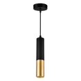 thumbnail image 4 of 1 Light Down Mini Pendant with Matte Black & Satin Gold finish, 4 of 7