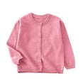 thumbnail image 2 of Cowsor Little Girl Knit Cardigan Sweater - Toddler Button Down School Uniforms Cardigan, 2 of 6