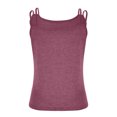 thumbnail image 4 of LSLJS Débardeurs à Bretelles Spaghetti pour Femmes Camisole d'Été Décontractée Unie pour Femmes, 4 of 6