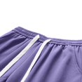 thumbnail image 3 of EOYWHK Mens Gym Shorts Elastic Waist Workout Shorts Drawstring Loose Wide-Leg Half Length Lounge Trouser ,S-3XL, 3 of 5