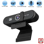 1080P Complet HD USB Webcam pour PC Bureau & Caméra Web portable avec Microphone complet HD