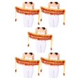 thumbnail image 3 of Transemion Wide Application Belly Dance Sequined Waist Versatile And Stylish Waist orange 5Set, 3 of 6