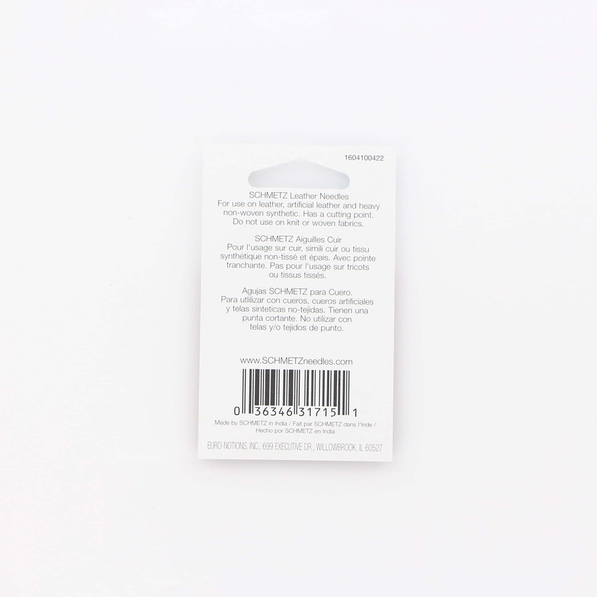 SCHMETZ® Leather Needles