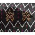 thumbnail image 4 of oneOone Viscose Chiffon Fabric Paisley & Chevron Ikat Printed Fabric 1 Yard 42 Inch Wide, 4 of 4