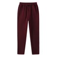 thumbnail image 2 of Men‘S Casual Solid Jogging Elastic Mid Waisted Sports Pants With Pockets Streetwear, 2 of 3