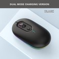 thumbnail image 3 of Rbaofujie Ergonomic Gaming Mouse Wireless Mouse Rechargeable Silent Bluetooth Dual Mode Wireless Mouse Pc Mouse, 3 of 3