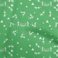 thumbnail image 1 of oneOone Polyester Spandex Green Fabric Asian Floral Block Sewing Material Print Fabric By The Yard 56 Inch Wide, 1 of 4