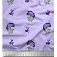 thumbnail image 1 of Soimoi Rayon Fabric Leaves & Floral Block Print Fabric by Yard 56 Inch Wide, 1 of 3