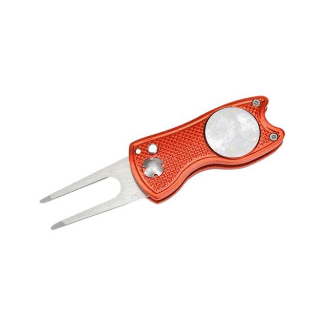 relayinert Marqueur de Balle de Réparation de Terrain de Golf 12x3x1.5cm 1Set Rouge Efficace et Durable