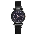 thumbnail image 1 of Fashion Simple Starry Dial Stainless Steel Mesh Belt Ladies Quartz Watch Gift, 1 of 9