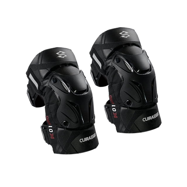 2x Motorcycle Knee Pads K01-3 for pads motocross Motocross Racing 2pcs motorcycle knee Reflective Black