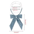 thumbnail image 2 of INSPIRE CHIC Women's Polka Dots Ties Elastic Adjustable Neck Pre-Tied Ribbon Bow Tie Uniform Cosplay Blue One Size, 2 of 6