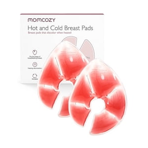 Momcozy Larger Boîtes de thérapie mammaire, tampons mammaires chauds et froids avec 2 Couvertures souples, essentiels pour l'allaitement